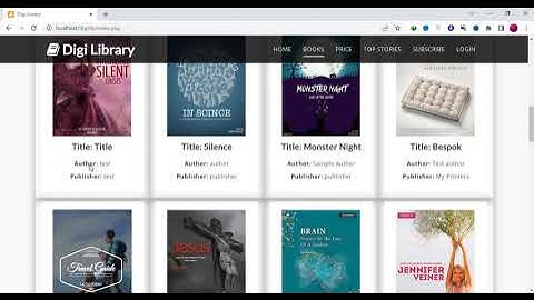 Library management system project in php