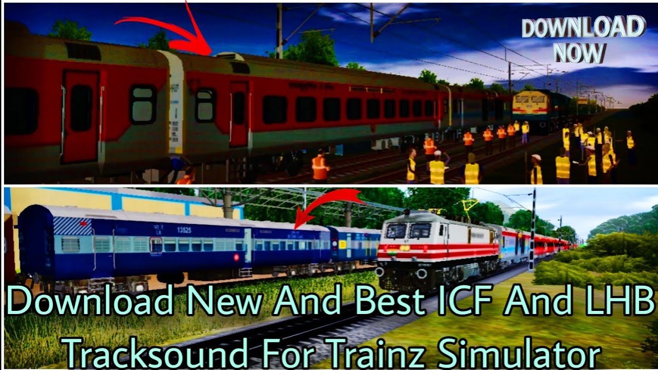 Download Best New ICF And New LHB Tracksound For Trainz Simulator Android 🔥🤩