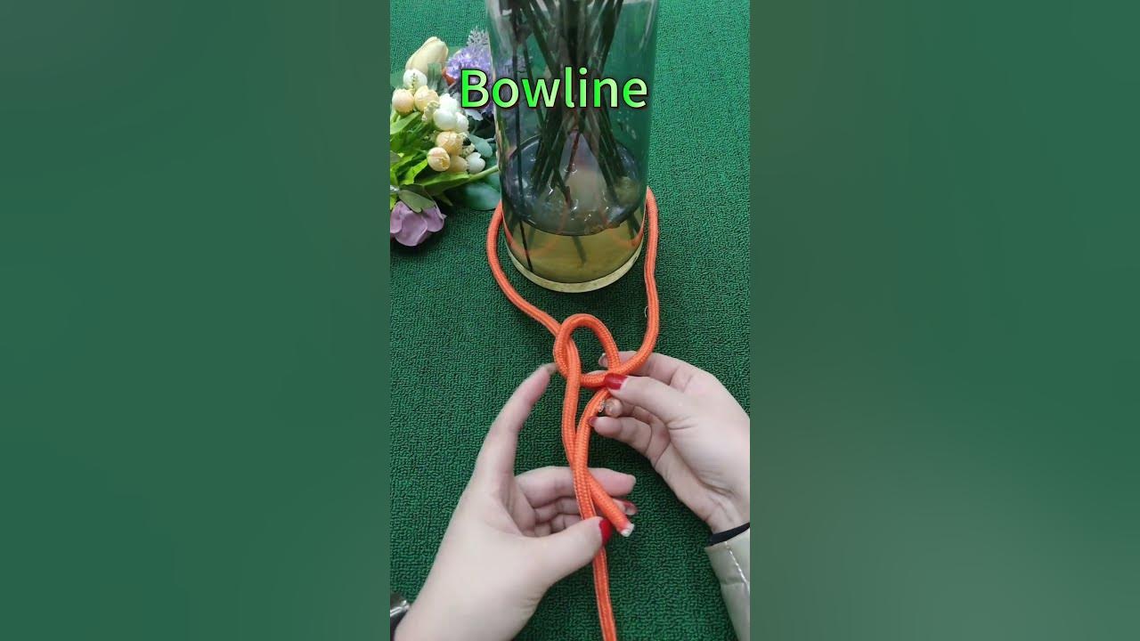Climbing Essentials How to Tie a Bowline Knot Like a Pro! 🧗‍♂️ YouTube