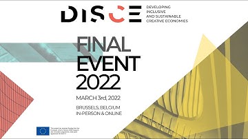 Developing Inclusive & Sustainable Creative Economies | DISCE Results & Policy Event - Live stream