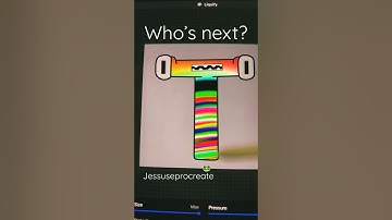 Alphabet lore~pick a color|Procreate #satisfying #sub #requestedvideo #art #alphabetlore #magic #T