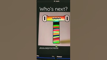 Alphabet lore~pick a color|Procreate #satisfying #sub #requestedvideo #art #alphabetlore #magic #T