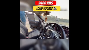 Swift modified Swift #woofer #system #new #alloywheels #modifiedcars #modified #audio #delhicars #