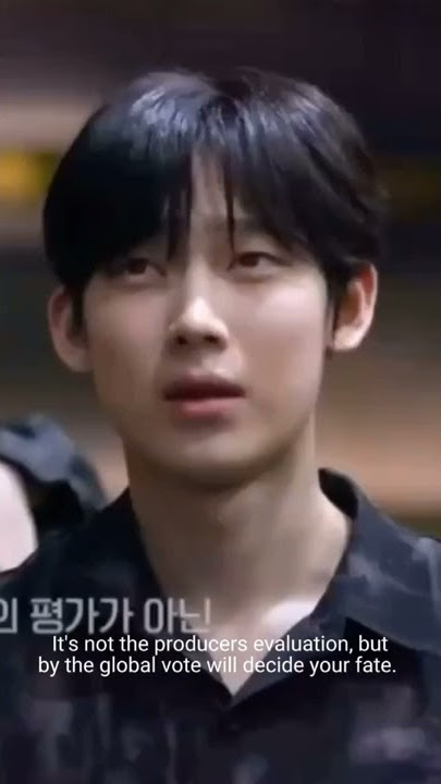 Sunoo's reaction when he heard about the global voting [ILAND Moment] #enhypen #Sunoo #shorts