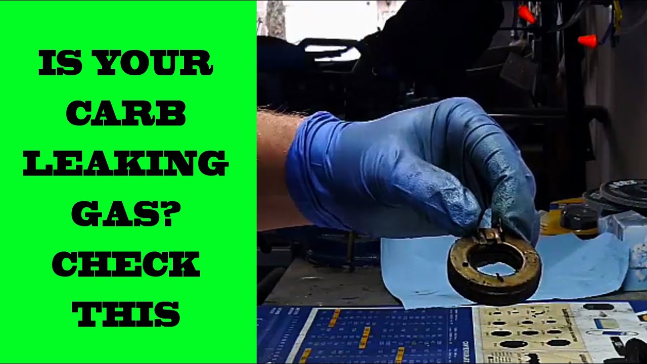 Carb Leaking Gas? Check This YouTube
