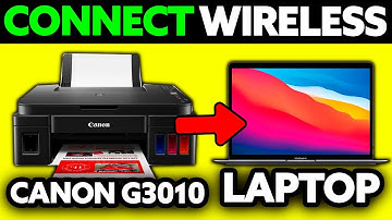 How To Connect Canon G3010 Printer to Laptop Wireless (2025) - Step by Step