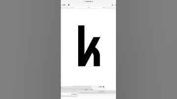 k glyph draft FontLab 8 #fontlab8 #fontlab #glyph #type #typeface #typedesign #font #fonts #glyphs