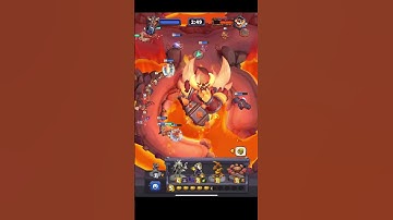 Tauren did the job on Ragnaros! - heroic Molten Core Warcraft Rumble #rumble #gaming #games