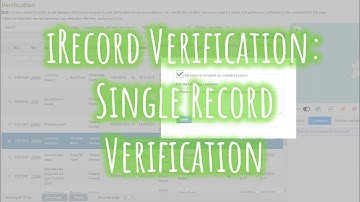 iRecord Verification: Single Record Verification