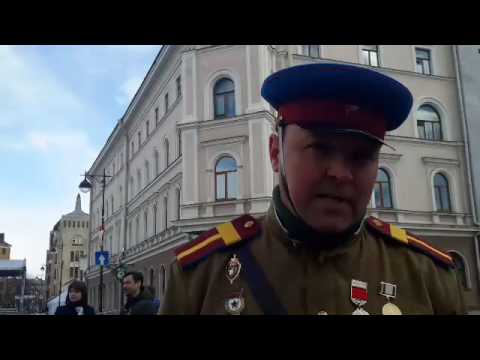 Андрей Смоленский на Параде Победы в Выборге