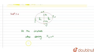 A stone tied at the end of sring is whirled in a circle. If the string break , the stone flies a...