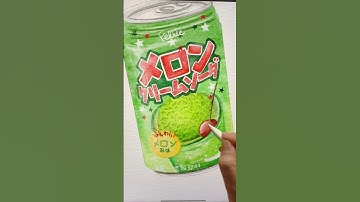 Draw melon drink🍈 with me💜 Watercolor Digital Painting for iPad Procreate watercolorpainting  