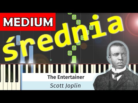 🎹 The Entertainer (Scott Joplin) - Piano Tutorial (średnia wersja) 🎵 NUTY W OPISIE 🎼