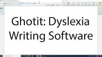 Ghotit: Dyslexia Writing Software