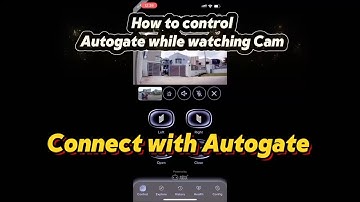 How to control Autogate with cam