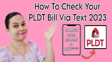 How To Check Your PLDT Bill Via Text 2023 - Vanz Official