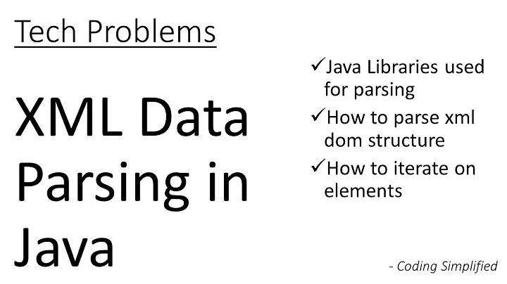 Introduction to Xml Data Parsing in Java | How to parse the data from given xml in Java