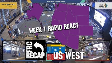 US West Week 1 FRC Recap | Rapid React
