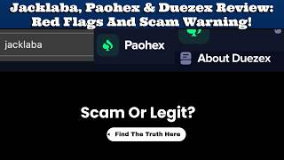 Jacklaba Paohex Duezex Reviews Scam or Legit