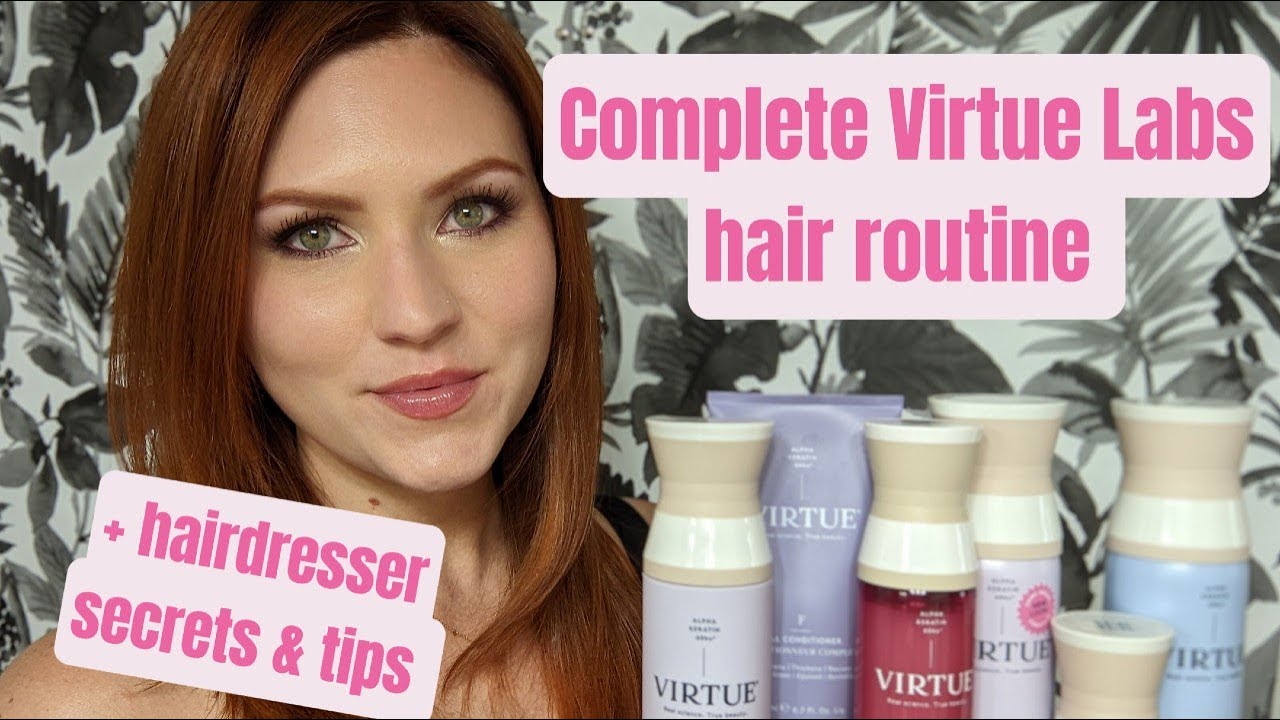 Full hair routine ft. Virtue Labs | how to properly wash & style hair