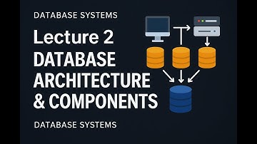 Database Systems Full Course – Lecture 2 | Database Architecture and Components