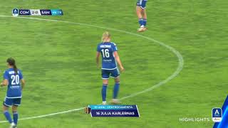 Como Women-Sampdoria 3-1 | Successo per le lombarde firmato Karlernäs | #serieafemminile eBay