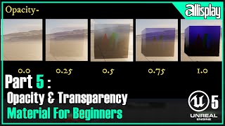 Ue5 Materials For Beginners In Unreal Engine5- 5 -Opacity & Transparency