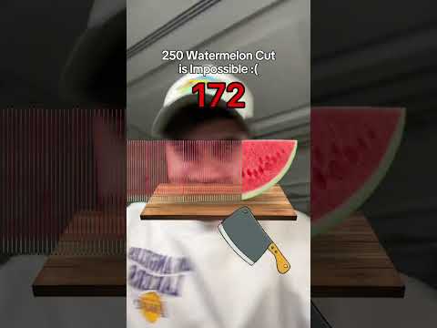 تحدي قص البطيخ ٢٥٠ قطعة 