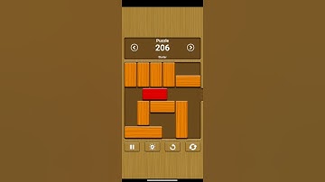 Unblock Me - Relax Mode - Starter // Puzzle 206 #shorts