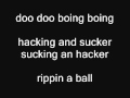 gabber piet -hakken en zagen (misheard lyrics)