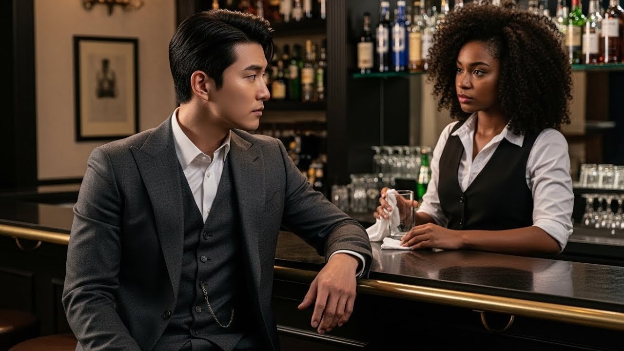 Korean Billionaire CEO Ignored Over 50 Models, And Froze When He Saw The Black Bartender - Their