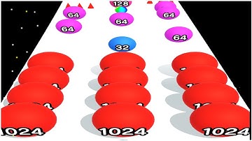 Ball Run 2048 - Gameplay Walkthrough - Max Levels (101-125)