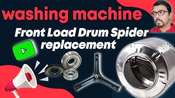 Lg Washing Machine Front Load Drum Spider replacement || How to front load bearing replacement@hindi