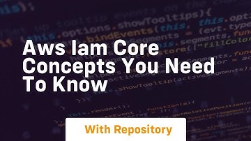 Aws iam core concepts you need to know