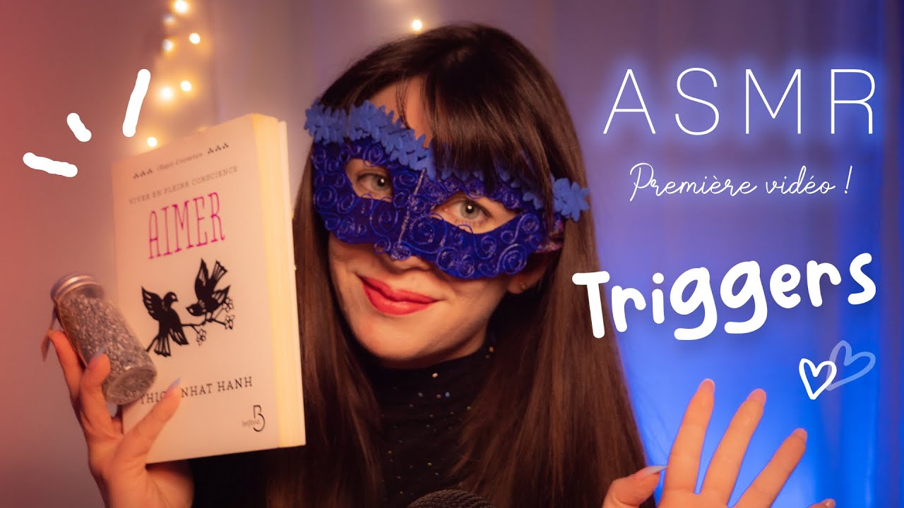 ASMR FRANÇAIS | Ma première vidéo asmr - Triggers (sleep🌙)