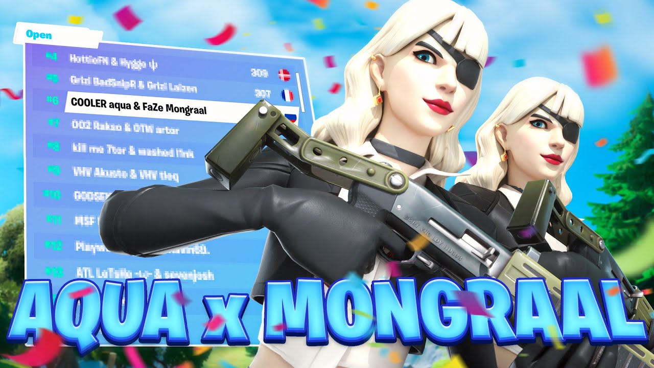 COOLER AQUA X FAZE MONGRAAL FINISH 6TH IN DUOS CUP | Contender Cash Cup Highlights