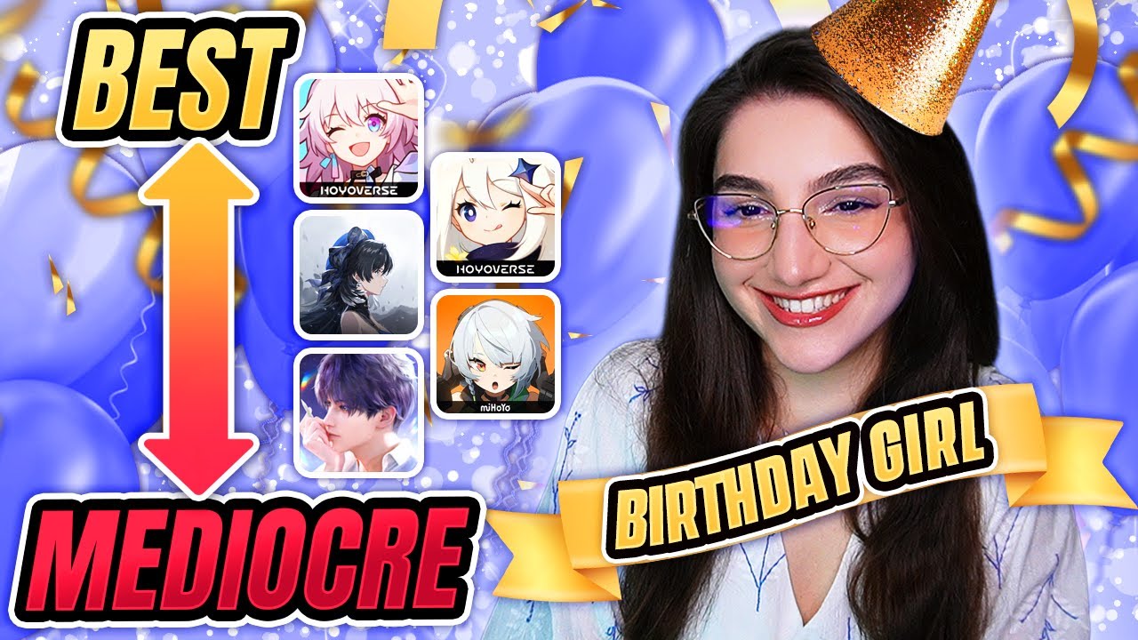Ranking Birthday Rewards in My Favorite Gacha Games!