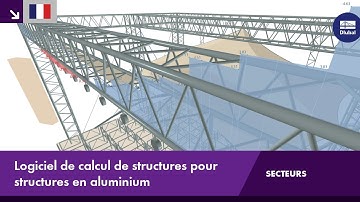 Logiciel de calcul de structures pour structures en aluminium | RFEM 6 et RSTAB 9 de Dlubal Software