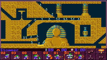 Lemmings 2 The Tribes - Egypt 3 - ( Amiga )