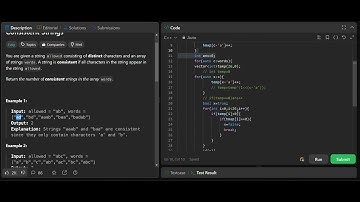 1684. Count the Number of Consistent Strings #leetcode #dailyproblem