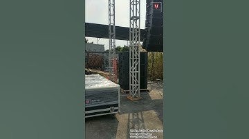 MAX215 MAX218S testing 3 big outdoor line array double 15 inch three way