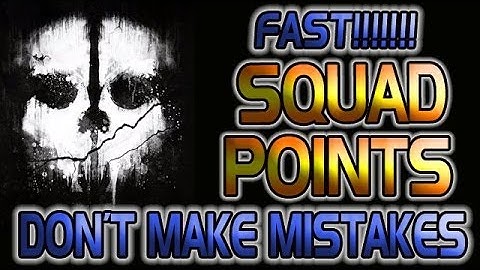 How to get SQUAD POINTS in Call of Duty Ghosts Fast | Hardcore FO KEM Strike