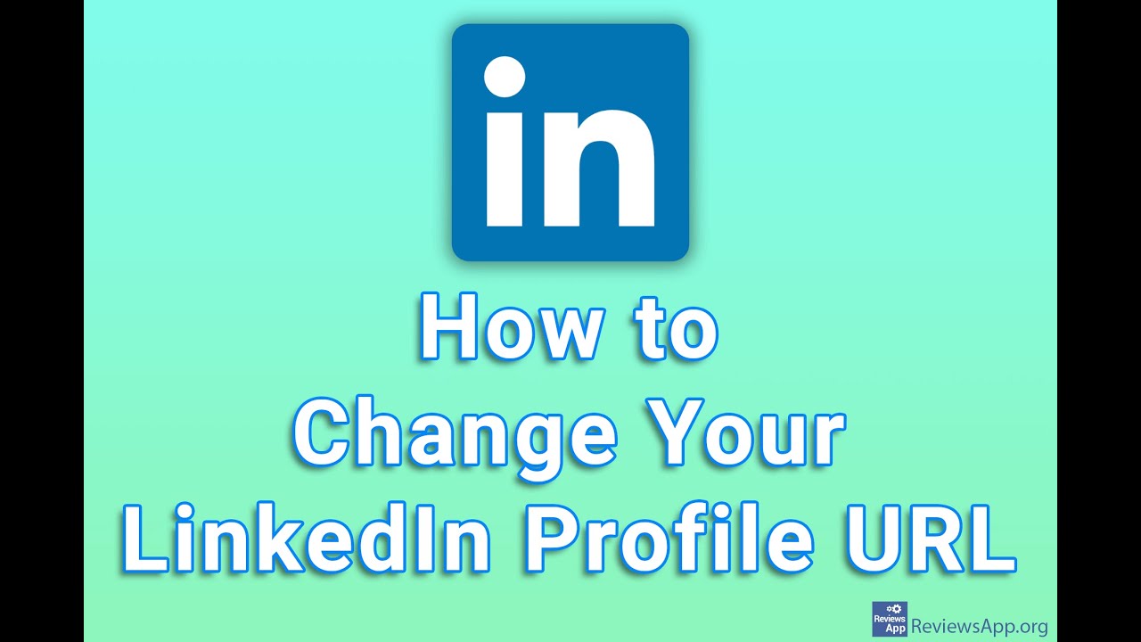 How to Change Your LinkedIn Profile URL YouTube