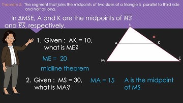 THE MIDLINE THEOREM