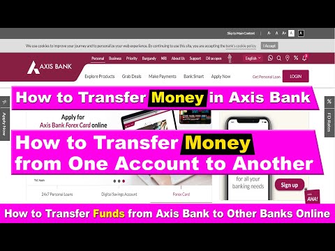 [How to Transfer Money from Axis Bank to another Account] [How to Transfer Money in Axis Bank] #bank