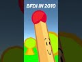 BFDI in different Years #vrchat #bfdi
