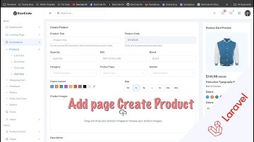 Add page Create Product Laravel 11 | E-Commerce System