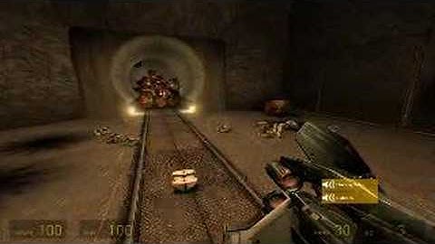 HL2DM explosive barrels fun