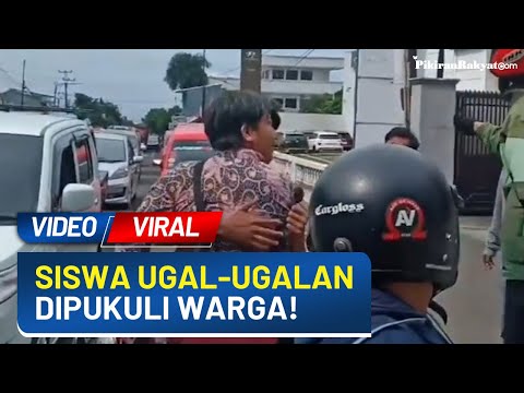Video Viral! Pemotor Ugal-ugalan di Jalan Raya Cekcok hingga Dipukuli oleh Pengendara Lain