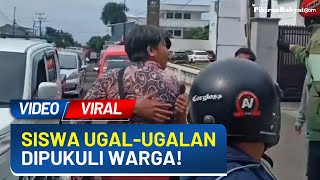 Video Viral! Pemotor Ugal-ugalan di Jalan Raya Cekcok hingga Dipukuli oleh Pengendara Lain